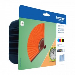 Brother lc221 pack de 4 cartuchos de tinta originales - lc221valbp