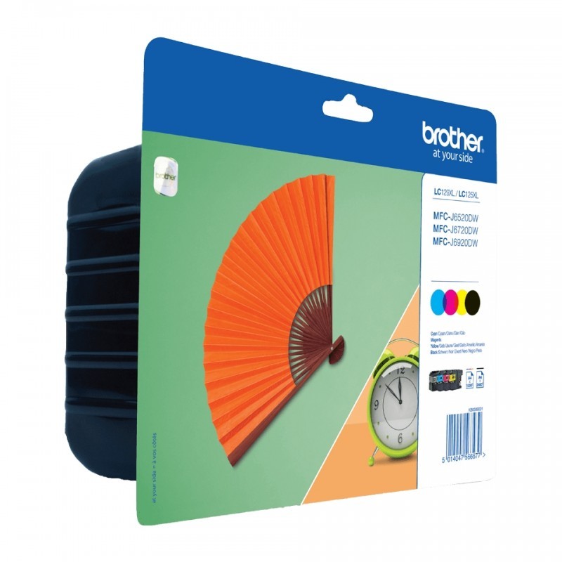 Brother lc221 pack de 4 cartuchos de tinta originales - lc221valbp
