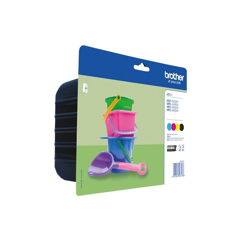 Brother lc225xl magenta cartucho de tinta original - lc225xlmbp