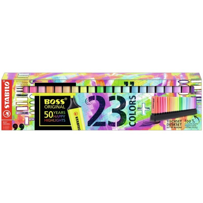 Caja 20 unidades boligrafos multicolor 1