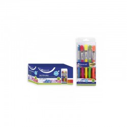 Brother pr4090e6p pack de 6 monturas de sellos originales - 40x90mm - color azul