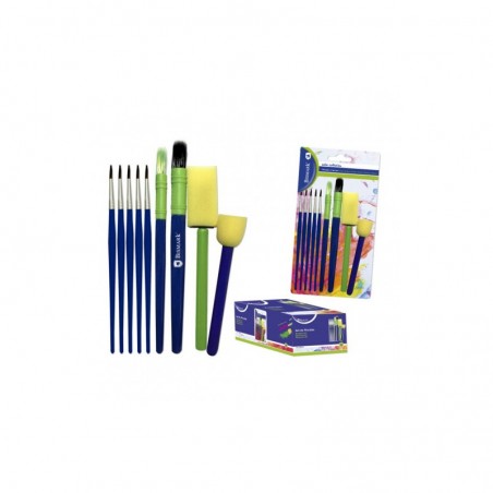 Brother pr4090r6p pack de 6 monturas de sellos originales - 40x90mm - color rojo