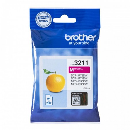 Brother lc3217 amarillo cartucho de tinta original - lc3217y