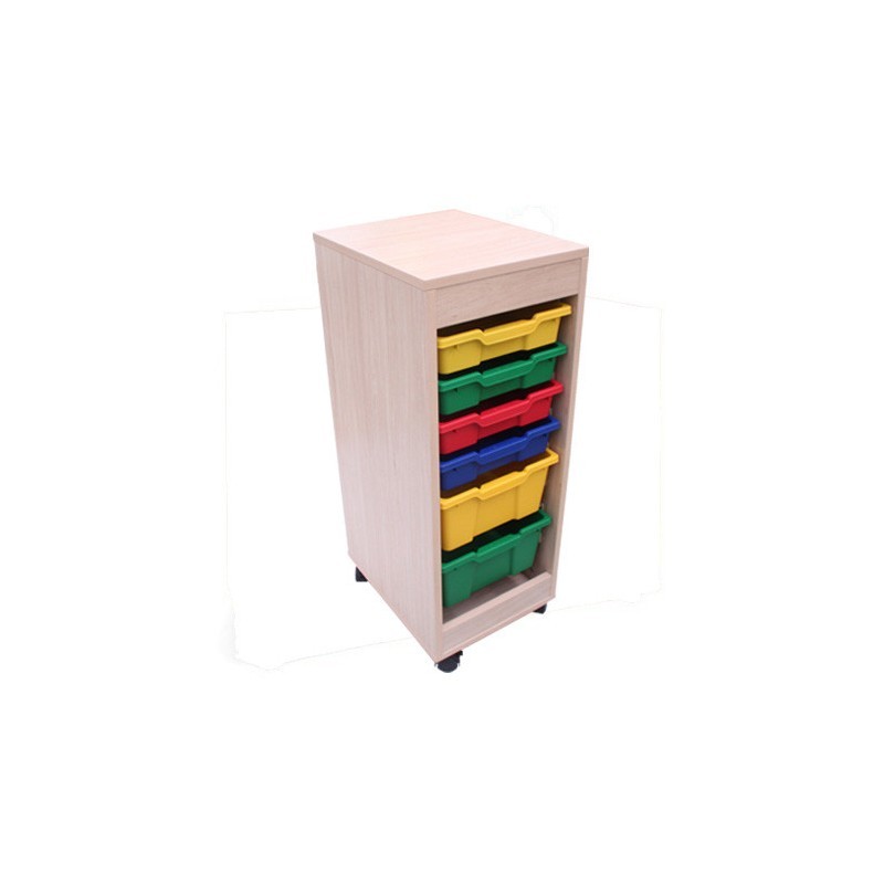 Cromad Soporte de Suelo con Ruedas para TV 32"-55" - Bloqueo de Ruedas - Ajustable en Altura - Bandeja Multiusos - Peso Max 35K