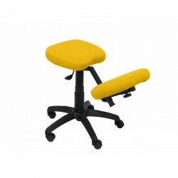 Silla Alocén malla negra asiento bali azul cielo brazos regulables cabecero fijo