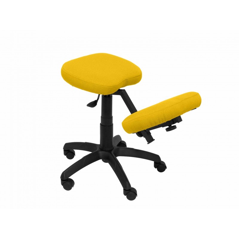 Silla Alocén malla negra asiento bali azul cielo brazos regulables cabecero fijo