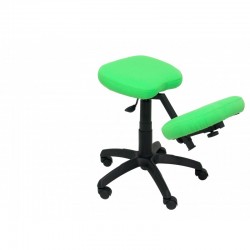 Silla Alocén malla negra asiento bali turquesa brazos regulables cabecero fijo