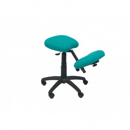 Silla Alocén malla negra asiento bali morado brazos regulables cabecero fijo