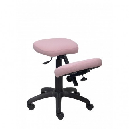 Silla Alocén malla negra asiento bali amarillo brazos regulables cabecero fijo