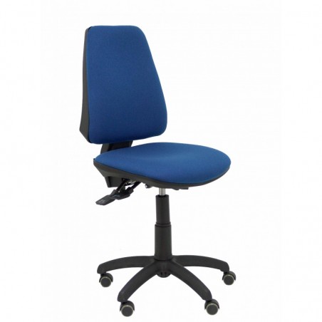 Silla Alocén malla negra asiento similpiel negro brazos regulables cabecero fijo