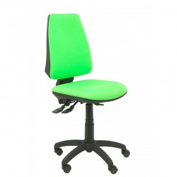 Silla Alocén malla negra asiento similpiel morado brazos regulables cabecero fijo