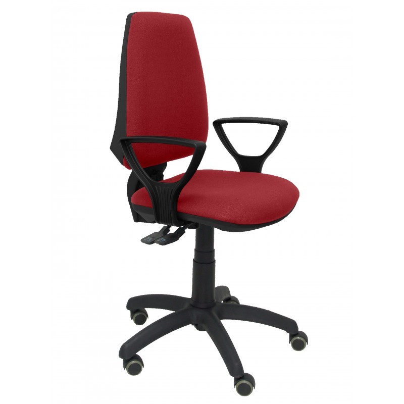 Silla Ayna similpiel turquesa brazos regulables
