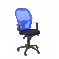 Silla Ayna similpiel naranja brazos regulables
