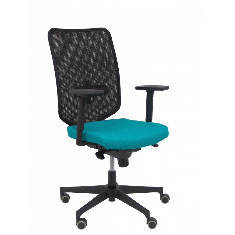 Silla Sierra S bali naranja oscuro base poliamida negra