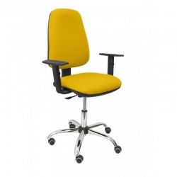 Silla Ayna similpiel gris oscuro