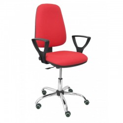 Silla Sierra S bali azul clielo con brazos regulables base poliamida negra