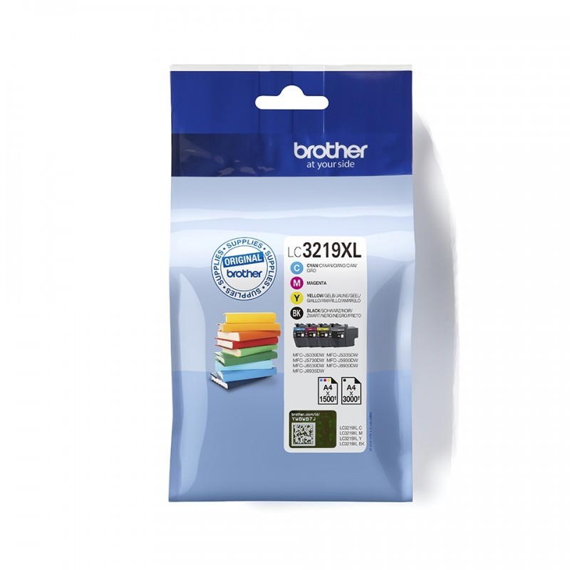 Brother lc3237 magenta cartucho de tinta original - lc3237m
