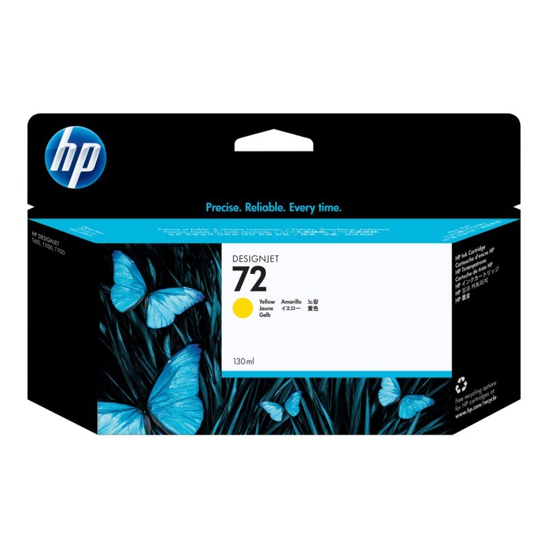 Hp ce742a amarillo cartucho de toner original - 307a