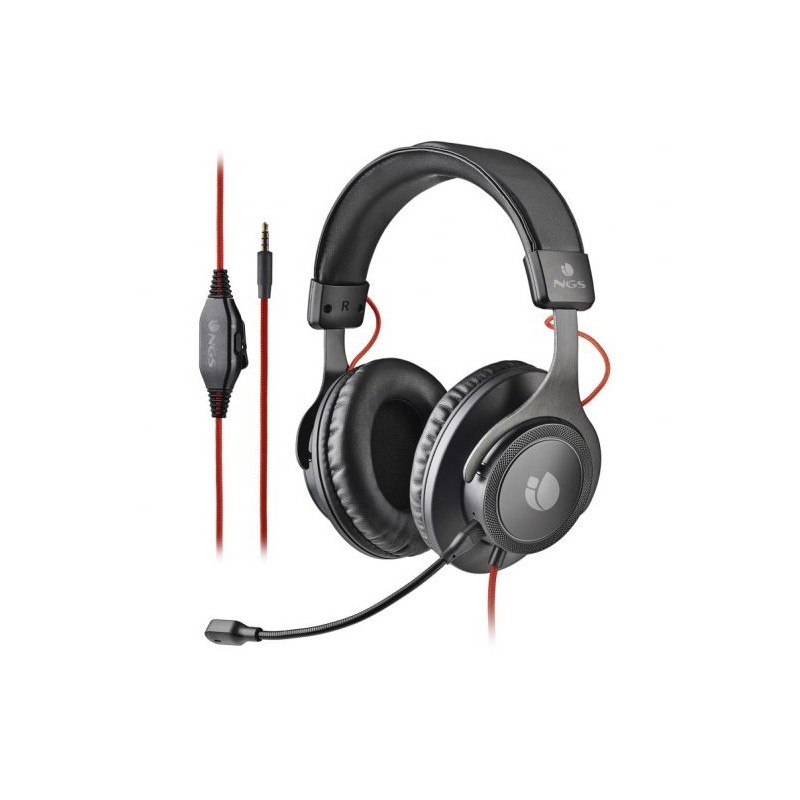 NGS Flame Raton USB 1000dpi - 3 Botones - Uso Ambidiestro - Color Rojo