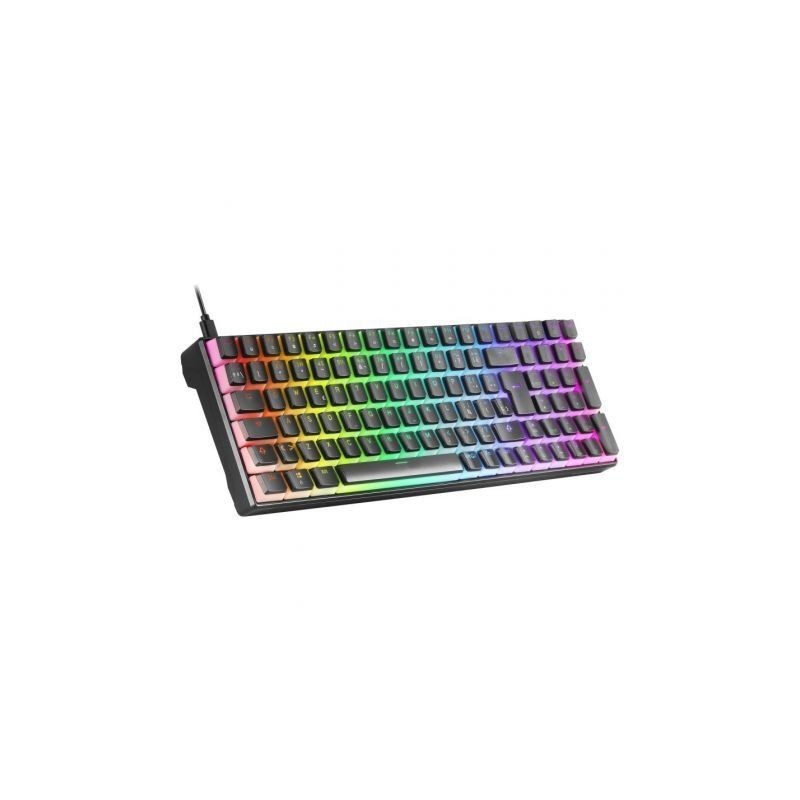 Mars Gaming MM55 Raton Gaming USB 12800dpi - Carcasa de Panel Perforado - 5 Botones - Iluminacion RGB Chroma - Uso Diestro - Ca
