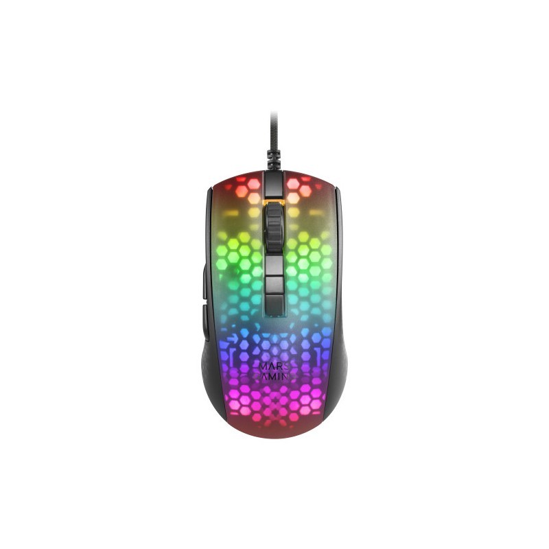 Cromad Alfombrilla Gaming Pro - Iluminacion LED RGB - Bordes Reforzados - Tamaño 350x250x3mm - Cable de 1.50m