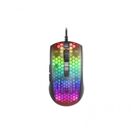 Cromad Alfombrilla Gaming Pro - Iluminacion LED RGB - Bordes Reforzados - Tamaño 350x250x3mm - Cable de 1.50m