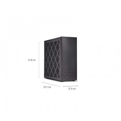 Fractal caja north negra carbon fd-c-nor1c-01