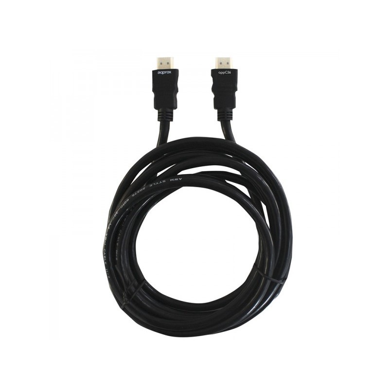Nanocable Cable de Alimentacion CEE7 Acodado Macho a M-C5 Hembra Trebol 1.50m - Color Negro