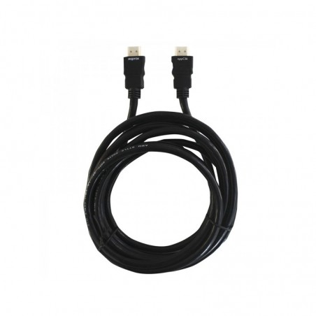 Nanocable Cable de Alimentacion CEE7 Acodado Macho a M-C5 Hembra Trebol 1.50m - Color Negro