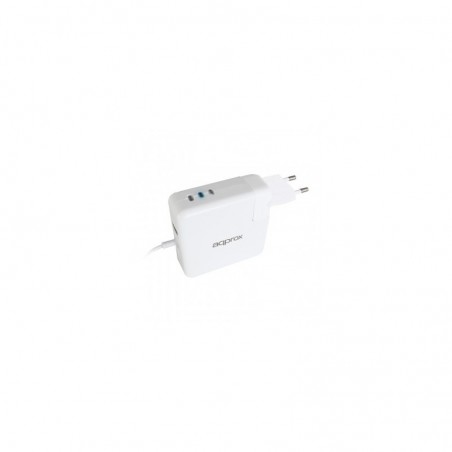 Nanocable Cable Adaptador Audio Jack 3.5mm Hembra 4 Pines a 2x Jack 3.5mm Macho 3 Pines 0.20m - Color Blanco