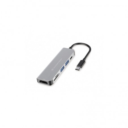 Talius Denver Caja Micro ATX - Fuente 500W - 2x USB 3.0 -  Lector de Tarjetas SD/TF - Ventilador 8cm - Color Negro