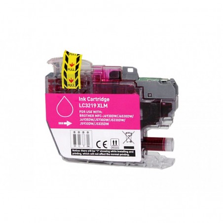 Brother lc3219xl amarillo cartucho de tinta generico - reemplaza lc3219xly