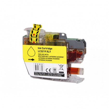Brother lc3235xl/lc3233 negro cartucho de tinta pigmentada generico - reemplaza lc3235xlbk/lc3233bk