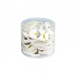 Kit 10 hojas etiquetas satinadas oro