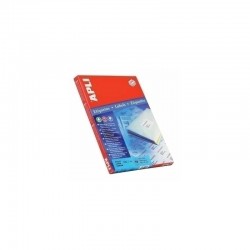 Caja 100 hojas etiquetas blancas sin márgenes-láser/láser de color/inyección de tinta/fotocopiadoras-70x37 mm tico lp4w-7037