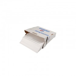 Semicirculo transparente en plastico inyectado graduado y biselado 15 cm. faibo 216
