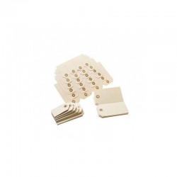 Fellowes Pack de 100 Portadas de Carton Simil Piel Delta Cuero A4 - 250 gr - Color Blanco