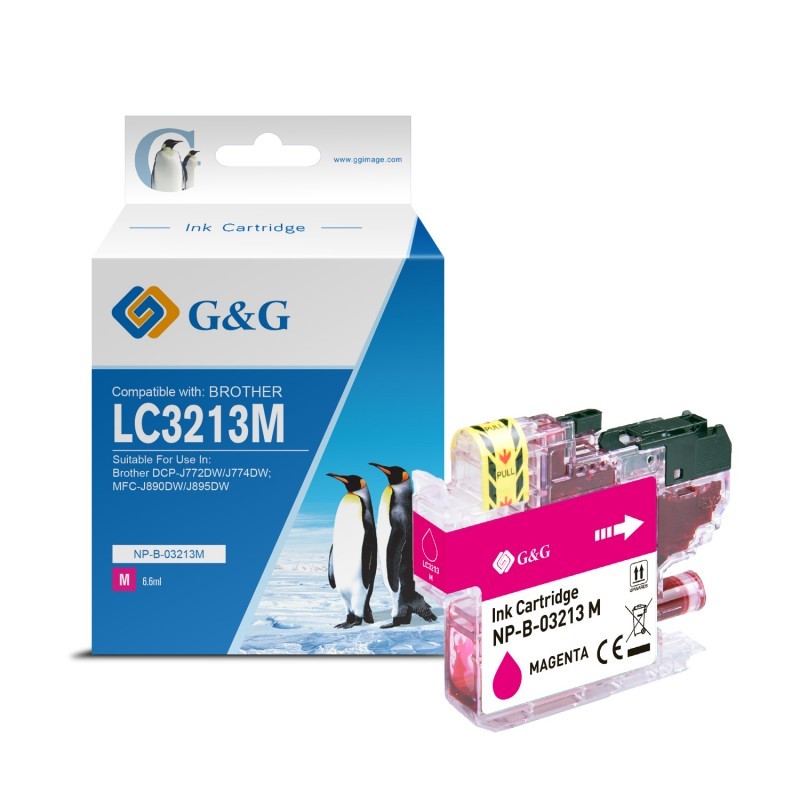 G&g brother lc227xl negro cartucho de tinta generico - reemplaza lc227xlbk