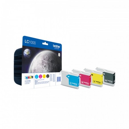 Brother lc1000 negro cartucho de tinta original - lc1000bk