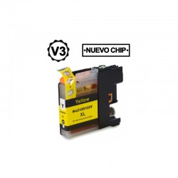 Brother lc1240xl/lc1220xl negro cartucho de tinta generico - reemplaza lc1240bk/lc1220bk