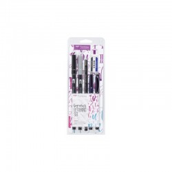 Blíster tijeras de oficina acid azul 17 cm nuevo milan bwm10425b